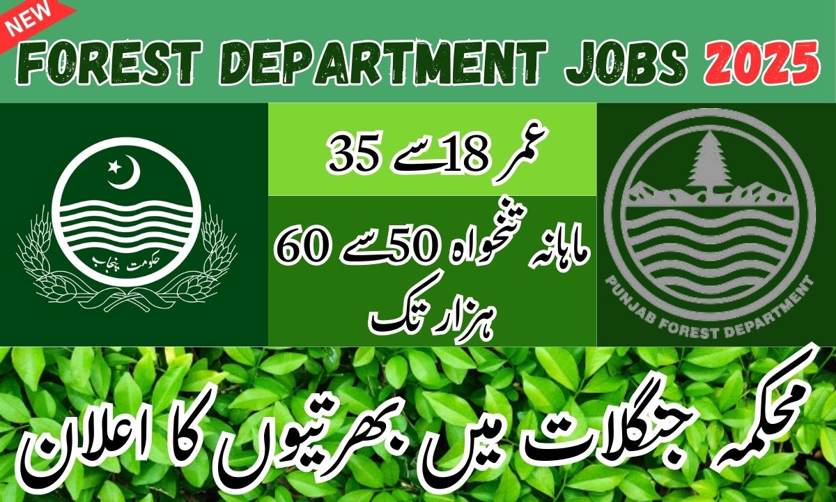 Latest Forest Department Jobs 2025 – Apply Online Today