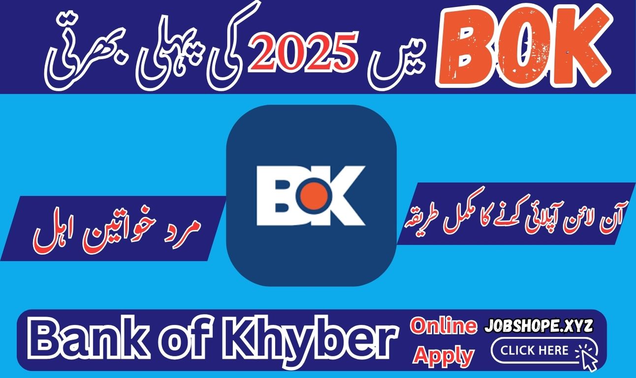 Bank of Khyber Jobs 2025 