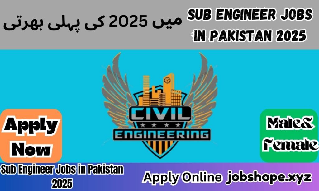 Sub Engineer Jobs in Pakistan 2025