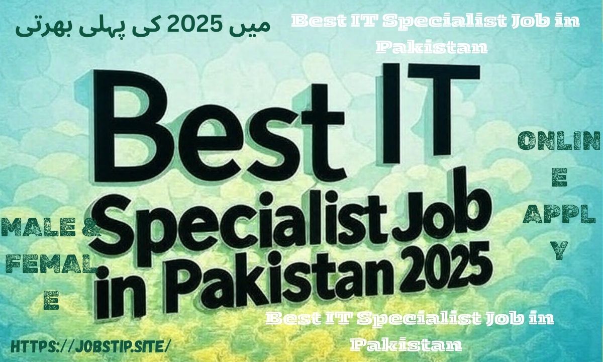 Best IT Specialist Job in Pakistan 2025 - Apply Now for Exciting Opportunities in Information Technology Careers