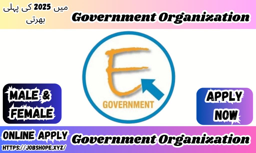 Top Government Organization Jobs 2025 in Pakistan – Apply Online for Latest Vacancies