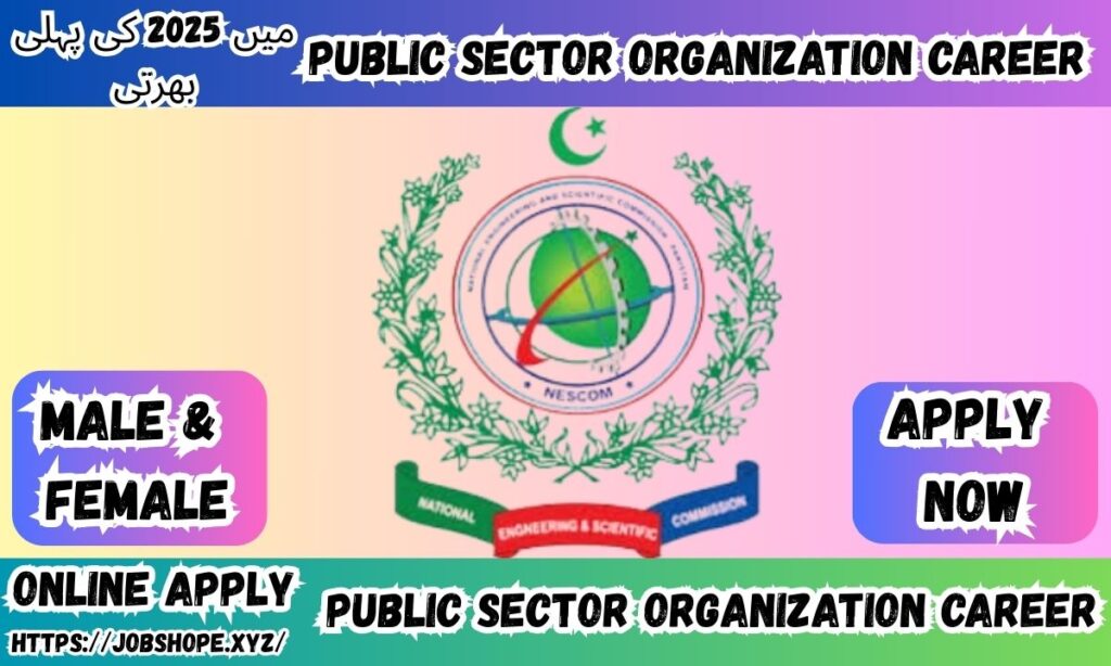 Public Sector Organization Career Jobs in Pakistan 2025: A Comprehensive Guide