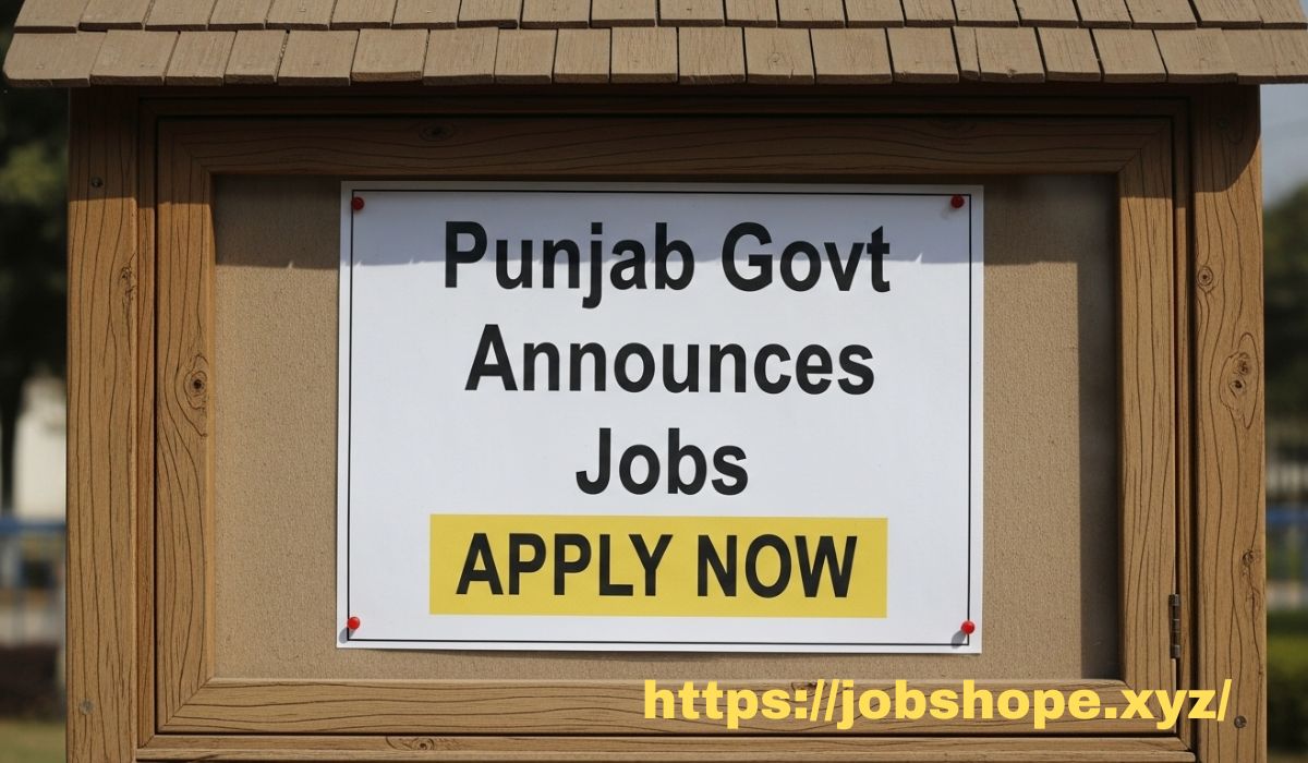 Punjab Govt Announces Jobs 2025 – Apply Online for Multiple Government Vacancies